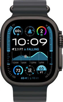 Apple Watch Ultra 2 - Black Case, Black Ocean Band