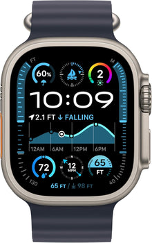 Apple Watch Ultra 2 - Natural Case, Navy Ocean Band