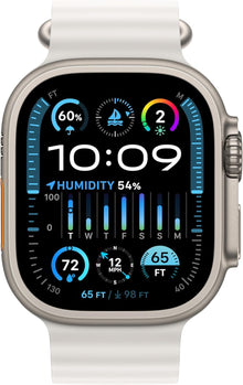 Apple Watch Ultra 2 - Natural Case, White Ocean Band